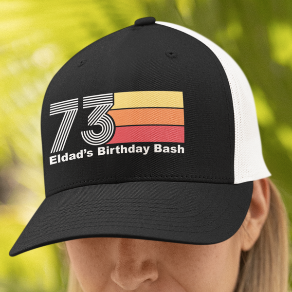 CUSTOM - Trucker Hat for Eldad's Birthday Bash