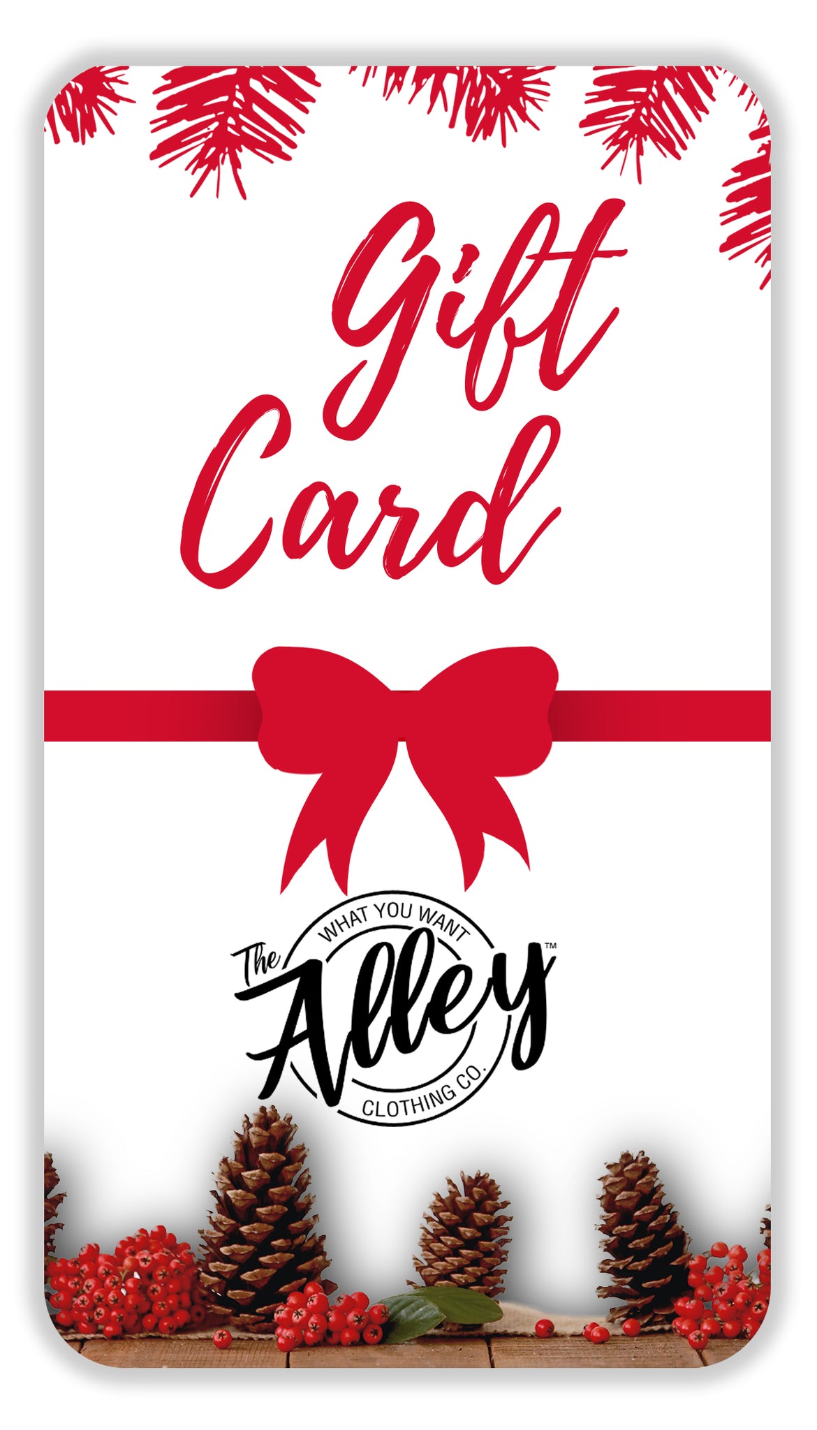 The Alley Clothing Co Gift Card