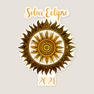Solar Eclipse 2024 Sticker