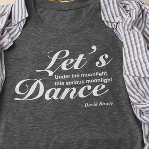 David bowie let's sales dance t shirt