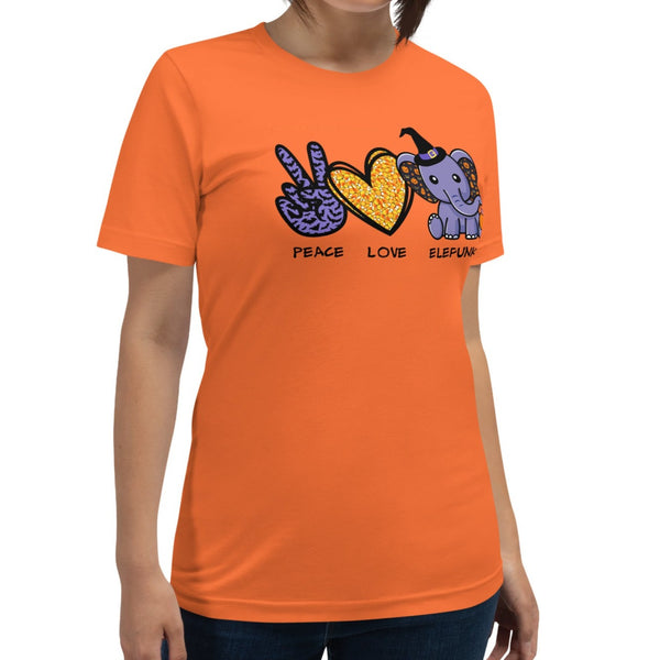 Peace, Love & Elefunks - Halloween T-Shirt