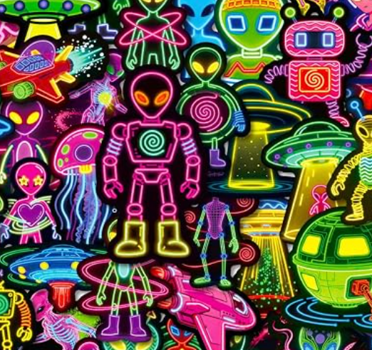 Alien Sticker