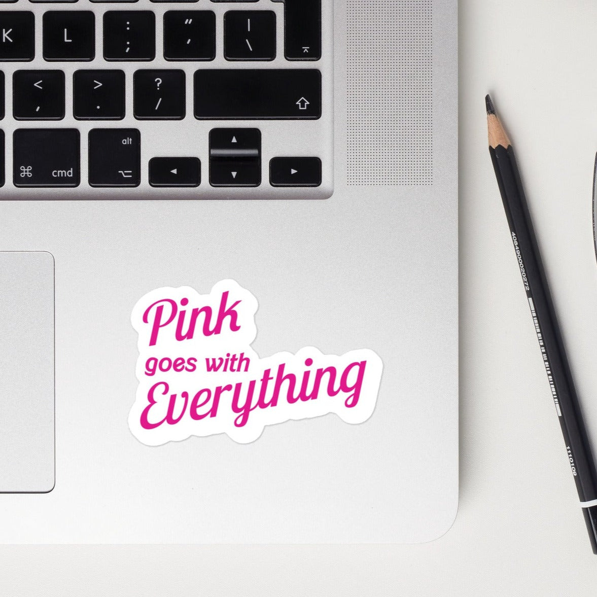 Barbie - Pink Goes With Everything STICKER