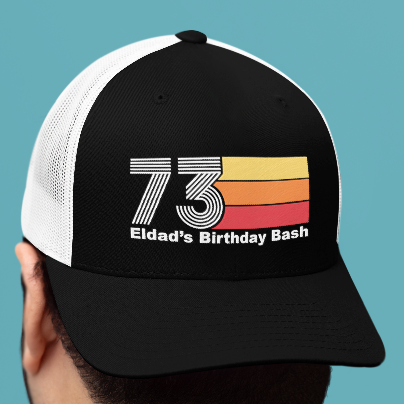 CUSTOM - Trucker Hat for Eldad's Birthday Bash