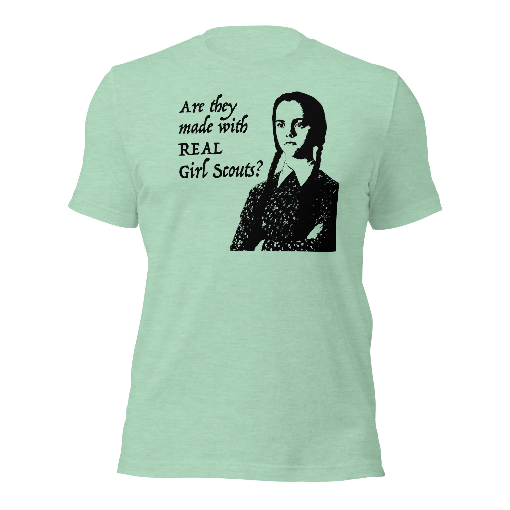 ADDAMS FAMILY Wednesday "Real Girl Scouts" - Tshirt