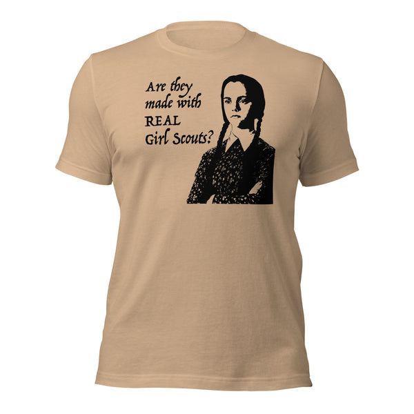 ADDAMS FAMILY Wednesday "Real Girl Scouts" - Tshirt