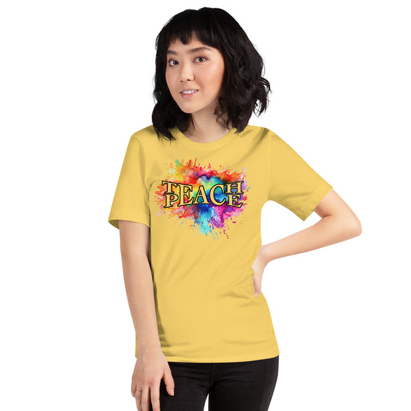 Teach Peace - Crew Neck T-shirt