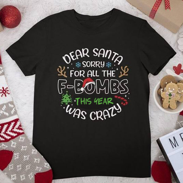"Dear Santa ... This Year was Crazy" t-shirt